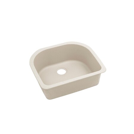 Elkay Quartz Classic 25 X 22 X 8-1/2 Single Bowl Undermount Sink Bisque ELGSU2522BQ0